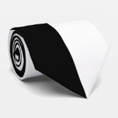 Halfwitte en zwarte koekjes stropdas (Opgerold)