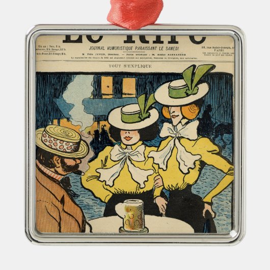 Halfzussen Metalen Ornament (Voorkant)