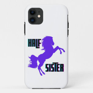 Halfzuster Paarse Pony Case-Mate iPhone Case