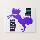 Halfzuster Paarse Pony Legpuzzel (Horizontaal)