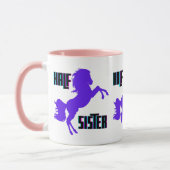 Halfzuster Paarse Pony Mok (Links)