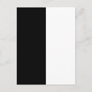 Halfzwart en half wit Midden passen dit aan Briefkaart