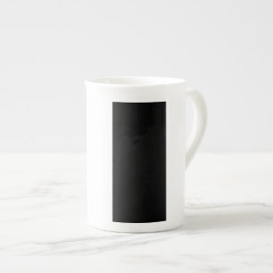 Halfzwart en half wit Midden passen dit aan Porselein Kop