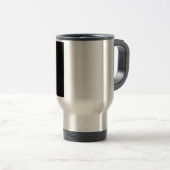 Halfzwart en half wit Midden passen dit aan Reisbeker (Voorkant rechts)