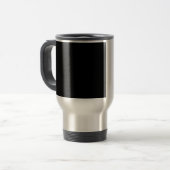 Halfzwart en half wit Midden passen dit aan Reisbeker (Voorkant links)