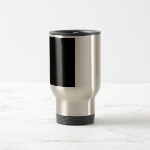 Halfzwart en half wit Midden passen dit aan Reisbeker