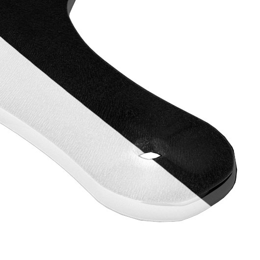 Halfzwart en half wit Midden passen dit aan Snijplank (Hoek)