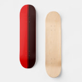 Halfzwart en rood eenvoudig Schaats Persoonlijk Skateboard (Voorkant)