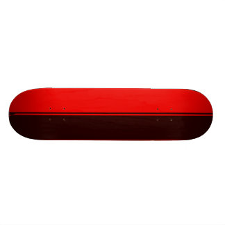 Halfzwart en rood eenvoudig Schaats Persoonlijk Skateboard