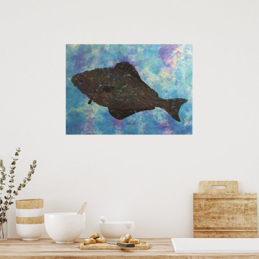 Halibut - 28 x 20-inch Poster (Keuken)