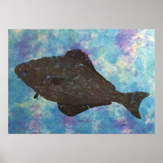 Halibut - 28 x 20-inch Poster (Voorkant)