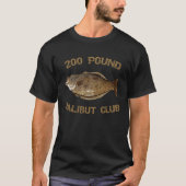 Halibut Club Halibut Vist heilbot T-shirt (Voorkant)