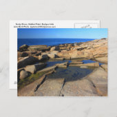 Halibut Point Tide Pool Rockport Cape Ann Briefkaart (Voorkant / Achterkant)