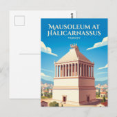 Halicarnassus Mausoleum Turkije Briefkaart (Voorkant / Achterkant)