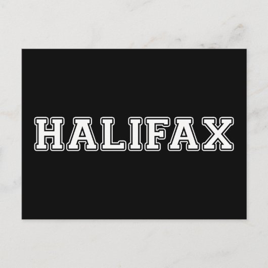 Halifax Briefkaart (Voorkant)