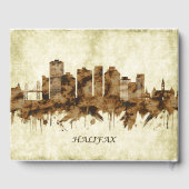 Halifax Canada Cityscape Gastenboek (Achterkant)