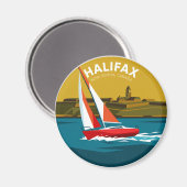 Halifax Canada Magneet (Voorkant / Achterkant)