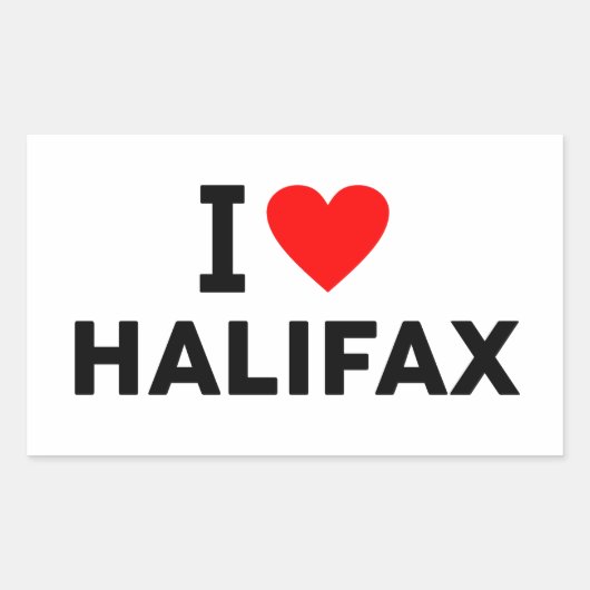 Halifax Canada Rechthoekige Sticker (Voorkant)