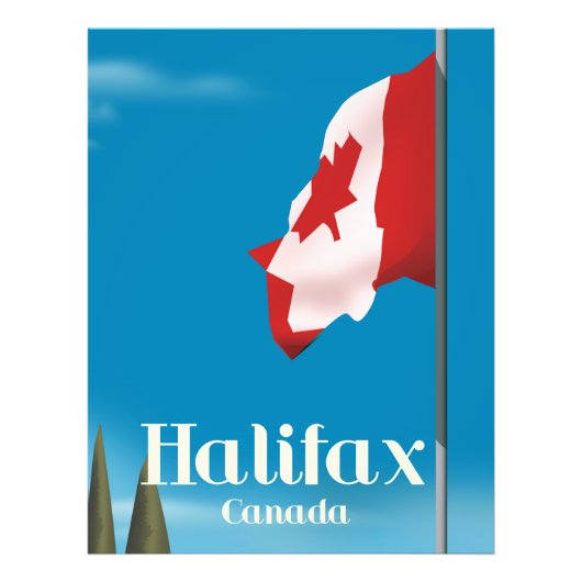 Halifax Canada Reisposter Foto Afdruk (Voorkant)
