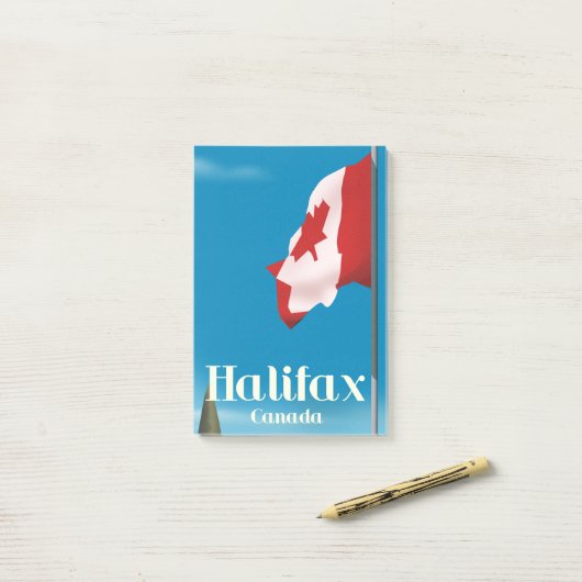 Halifax Canada Reisposter Post-it® Notes (Op bureau)