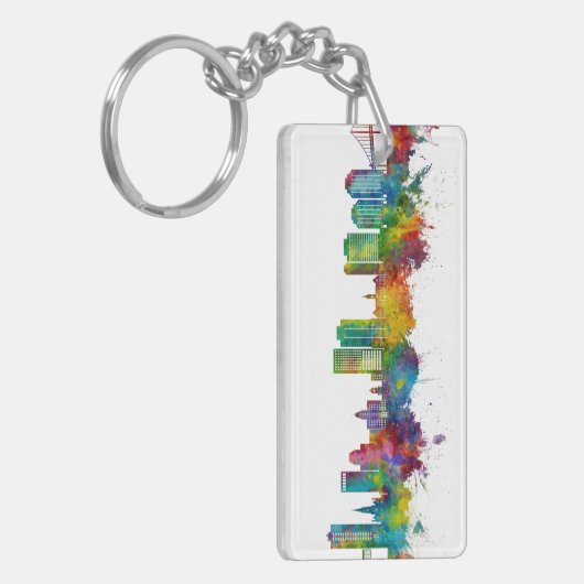 Halifax Canada Skyline Sleutelhanger (Voorkant Links)