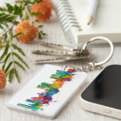 Halifax Canada Skyline Sleutelhanger (Voorkant Rechts)