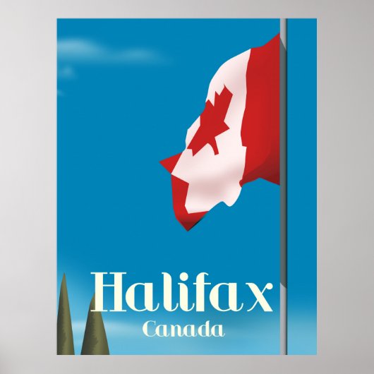 Halifax Canada Travel poster (Voorkant)