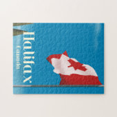Halifax Canada Travel poster Legpuzzel (Horizontaal)