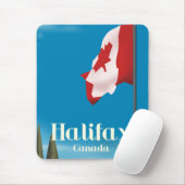 Halifax Canada Travel poster Muismat (Met muis)