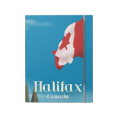 Halifax Canada Travel poster Notitieblok (Linkerzijde)
