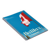 Halifax Canada Travel poster Notitieboek (Rechterzijde)