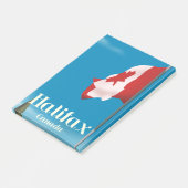 Halifax Canada Travel poster Post-it® Notes (Schuin)