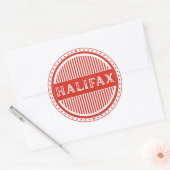 Halifax City Pride-embleem – Canadese identiteit Ronde Sticker (Envelop)