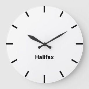 Halifax City Time Zone Newsroom Wall Grote Klok