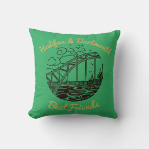 Halifax Dartmouth beste vriend pride Canada 902 Th Kussen