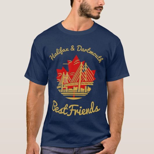 Halifax & Dartmouth BestVrienden canada shirt (Voorkant)