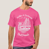 Halifax & Dartmouth Bestvrienden Nova Scotia T-Shi T-shirt (Voorkant)