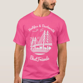 Halifax & Dartmouth Bestvrienden Nova Scotia T-Shi T-shirt