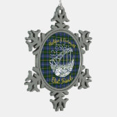 Halifax Dartmouth bridge tartan Friend ornament (Links)