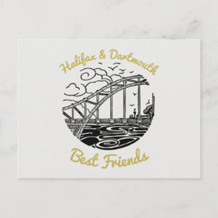 Halifax Dartmouth N.S Best Friends briefkaart