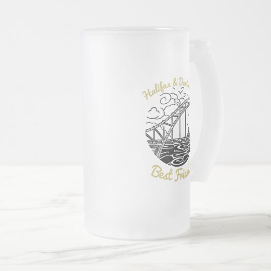 Halifax Dartmouth N.S. Beste vrienden tegen mok (Voorkant rechts)