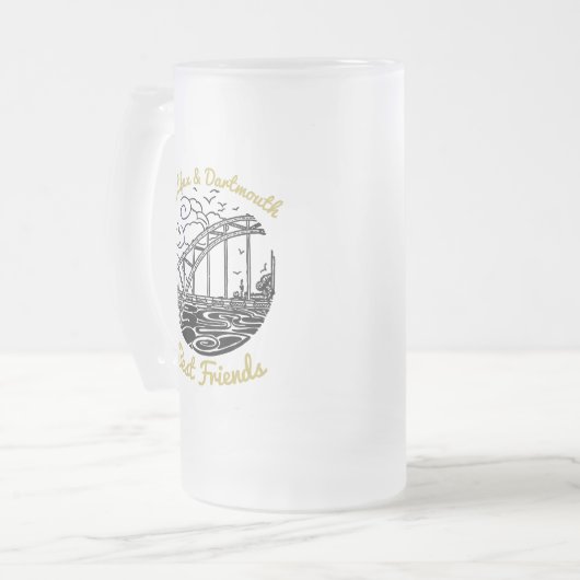 Halifax Dartmouth N.S. Beste vrienden tegen mok (Voorkant links)