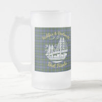 Halifax Dartmouth vrienden tartan frosted beer mok