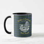 Halifax Dartmouth vrienden tartan koffiecombo mok (Links)