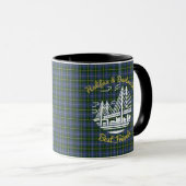 Halifax Dartmouth vrienden tartan koffiecombo mok (Voorkant rechts)