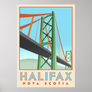 Halifax Deco Poster