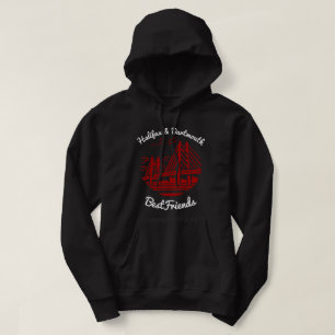 Halifax en Dartmouth Beste vrienden Nova Scotia Hoodie