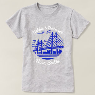 Halifax en Dartmouth Beste vrienden Nova Scotia T-shirt