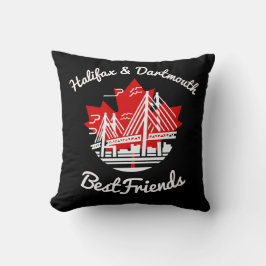 Halifax en Dartmouth Bestvrienden canada pillow Kussen