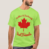 Halifax en Dartmouth Bestvrienden canada shirt (Voorkant)